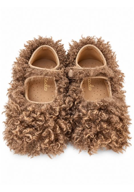 Ballerina in ecopelliccia ELI 1957 | 12036PIEL FUR MARABA MARRON